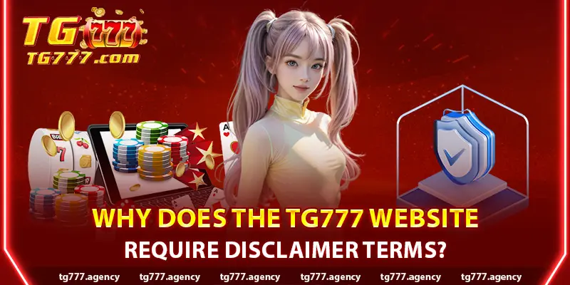 Why Does the TG777 Website Require Disclaimer Terms?